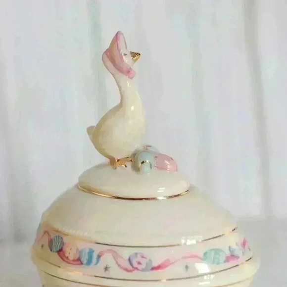 The Springtime Goose Easter Egg Lenox  2003 Limited Edition Porcelain - Picture 8 of 11